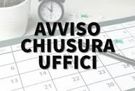 Avviso chiusura ufficio servizi finanziari